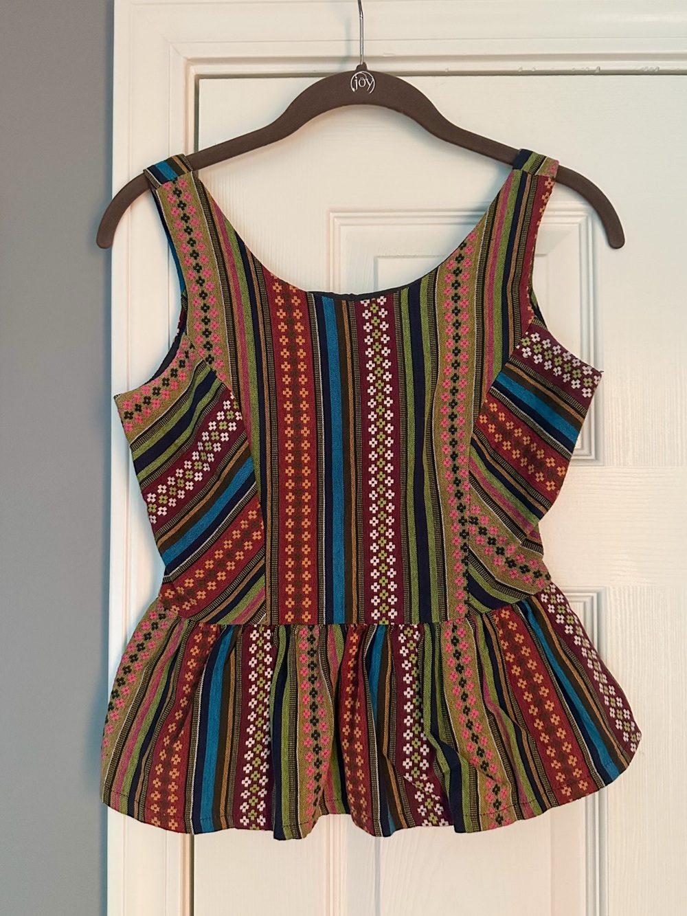 Tapestry Peplum Tank